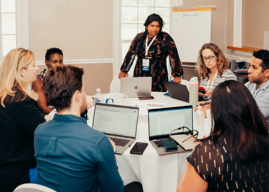 Health innovators at Downeast Digital event